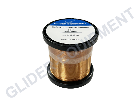 Safety lockwire copper Ø .014\'\' (0.35mm) [CS200/35]